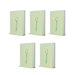 Kit Bíblia Sagrada | NVI | Lírio | Capa dura | Letra Media | 5 unidades