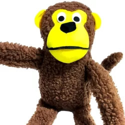 Brinquedo De Pelúcia Pet Para Cães Macaquinho Grande