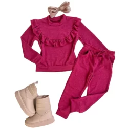 Conjunto Infantil de frio lanzinha menina