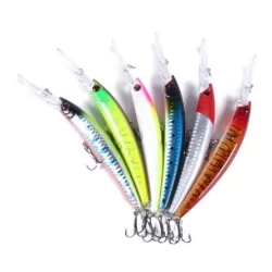 ISCA ARTIFICIAL FUNDO / MEIA ÁGUA 15CM 15.4 GR PARA TUCUNARÉ /TRAÍRA/DOURADO/CACHORRA/PIRARUCU