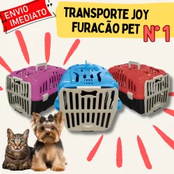 Caixa de transporte joy para cães e gatos N1 Furacão pet