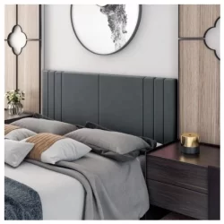 Cabeceira de cama completa Box CASAL 140x55cm Riscada envio imadiato