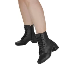 Bota Feminina Salto Bico Quadrado Shekinah Moderna Confortável Moda Lançamento
