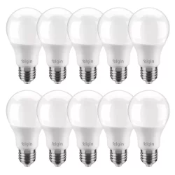 Kit 10 Lâmpadas Led Bulbo 15w E27 6500k Branco Frio ELGIN Inmetro