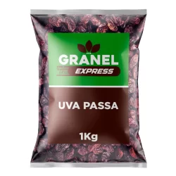 Uva Passa 1kg Argentina Preta Sem Caroço