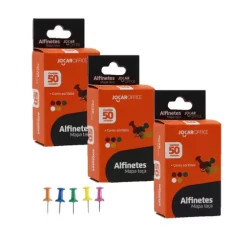 Alfinetes Para Mural Cortiça Taça Coloridos 150 unidades Ideal Mapa