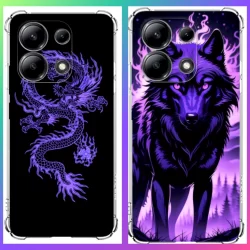 XIAOMI REDMI NOTE 13 4G, 13 5G, 13 PRO, 13C Capa Tpu Desenhos Variados Capinha Case Infinito