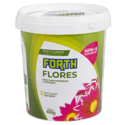 Forth Fertilizante Adubo Flores 400g Plantas Jardim