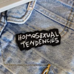 homosexual tendencies banda patche patch bordado termocolante