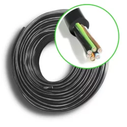 Cabo Pp 6 Vias 1mm Ligação Elétrica Reboque Carretinha Rolo 10 Metros 100%cobre