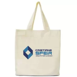 Kit 30 Sacola Ecobag 30x35 Transfer 14x20 Personalizada Logotipo para Brinde Corporativo