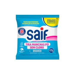 Tira Manchas Pó Sem Cloro + Branco Saif 420g