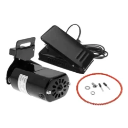 Motor + Pedal para Máquina Costura Doméstica Caseira Singer Elgin Vigorelli Reta e Zig Zag 220v