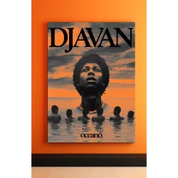Quadro Placa Decorativo Djavan MPB Poster 10