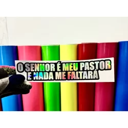 Adesivo | 15cm | O senhor é meu pastor e nada me faltará