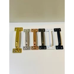 Kit 2, 3 ou 4 Peças Puxadores Grande de Ferro Alça com 12 cm