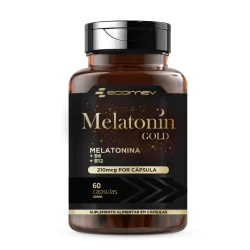 Melatonina Gold Com Vit B6 B12 500Mg 60 Cápsulas (1 Ao Dia)