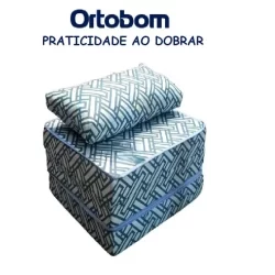 Colchão vira cama Puff Ortobom