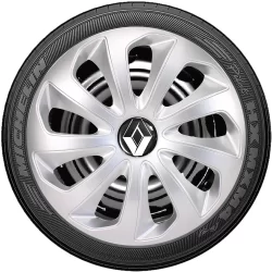 Calotas 4 Pç Velox Aro 14 Esportiva Compativel com Clio Logan Sandero