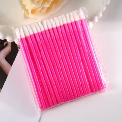 Kit 250 pincel aplicador descartável de batom gloss extensão limpeza de cílios