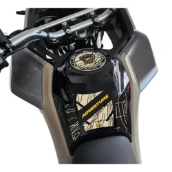 Adesivos Resinados 3D Protetores Tanque Bocal Lateral Escap Moto Sahara 300 Adventure