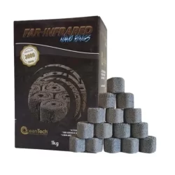 Ocean Tech Far Infrared Nano Rings P/ Até 3 Mil Lt De Água Midia Biológica Filtrante Aquários Fontes