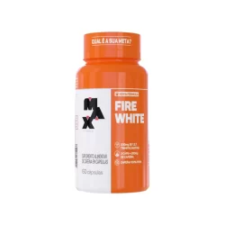 Cafeína Termogenico Fire White - 60 Cápsulas - Max titanium