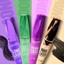 Máscara para cílios, Luisance, à prova d'água, volumizadora, alongadora, cílios, maquiagem, olhos