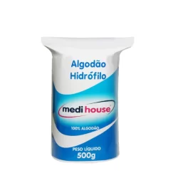 Algodão Hidrofilo 500grs Rolo Medi House