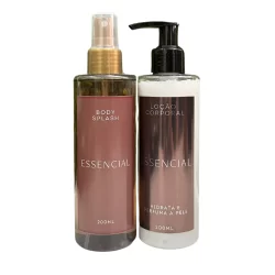 Kit Masculino - Creme Hidratante Corporal + Body Splash 200ml cada - Essencial