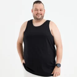 Regata Plus Size Masculina Tamanho Grande Algodão
