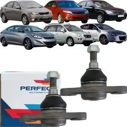 Par Pivô Inferior Bandeja Perfect Elantra I30 Carens Cerato