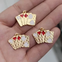 Pingente Cartas de Baralho