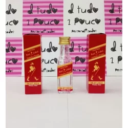 10 mini garrafinha + caixinha personalizada whisky red