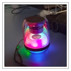 Caixa De Som Bluetooth Portátil Usb Sd Com Led