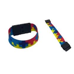 Pulseiras Quebra-Cabeça Com trava de Segurança