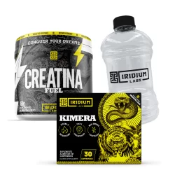 Kimera Thermo 30 caps + Creatina Fuel 150g + Galão 950ml