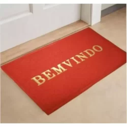 Tapete Bem Vindo 40×60 Para Porta. Antiderrapante