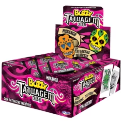 Chiclete Tatuagem Tribal Morango C/90 Buzzy