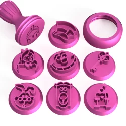 Carimbos para Brigadeiros confeitaria Epic Docinhos Doces Tema ALICE NO PAIS DAS MARAVILHAS