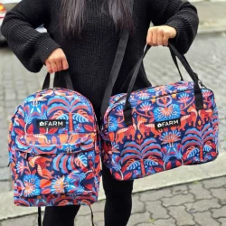 Kit Mala de Mão e Mochila Estampada Lançamentos Queima de estoque Envio Imediato