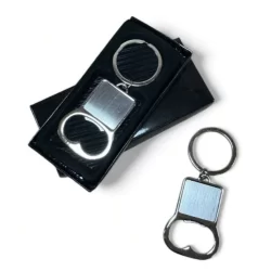 Kit Com 2/6/12 Peças Chaveiro Abridor De Garrafa De Metal Com Caixinha