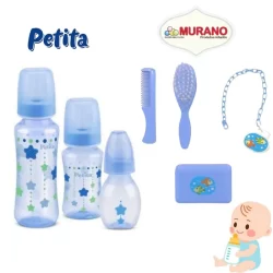 Kit com 3 Mamadeiras e Pentes Para Bebês