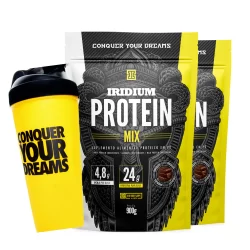 Kit 2x Iridium Protein Mix 900g + Coqueteleira - Iridium Labs
