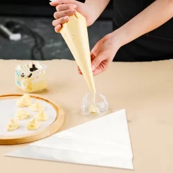 Saco De Confeitar Descartável Confeitaria Culinária C/100 Unidades