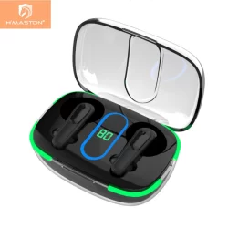 H'maston F912 TWS Fones De Ouvido Bluetooth Sem Fio Visor LED