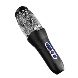 Masturbador Masculino Recarregável Rotativo Com Textura