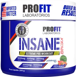 Pré-treino - Insane Explosion - Pote 200g - Profit