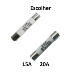 Fusível Cerâmico Para Forno Microondas 15A 20A  6x30mm 250V