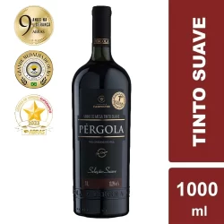 Vinho Tinto de Mesa Pergola Seleção Suave 1000ml